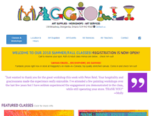 Tablet Screenshot of maggiollyart.com